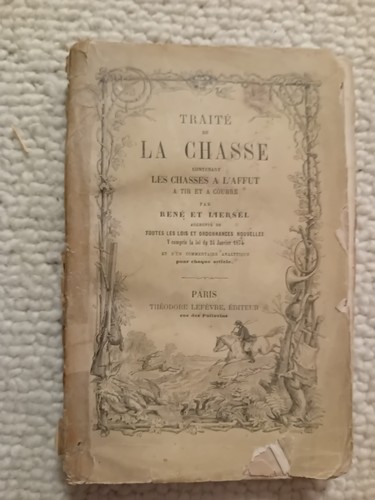 Traité chasse contenant - chasse,