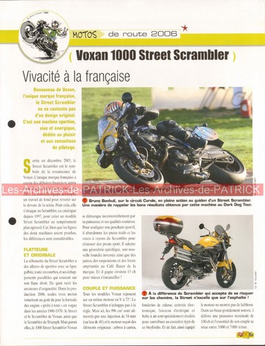 Voxan 1000 street scrambler - voxan,