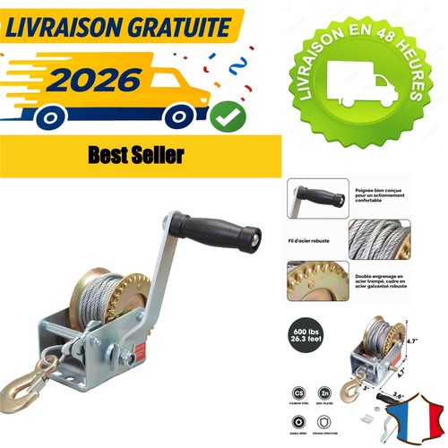 Treuil manuel manivelle big - manivelle,