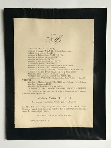 Huguet meunier villette nigon - huguet,
