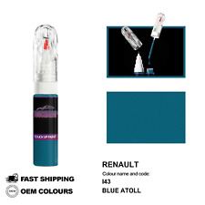 POUR RENAULT BLUE ATOLL I43 Kit de réparation pinceau stylo peinture retouche...
