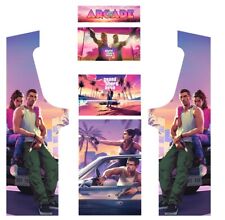Stickers GTA 6 pour Borne d'Arcade MAME -  + GIFTS