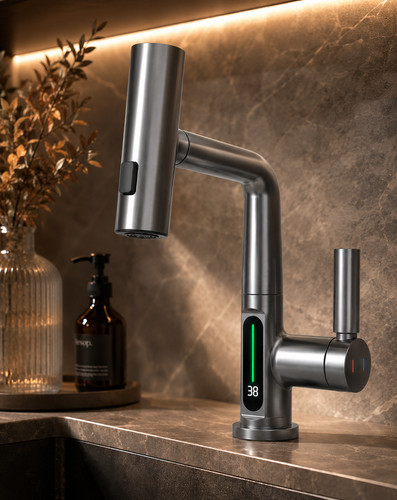 Robinet lavabo cuisine led - lavabo,