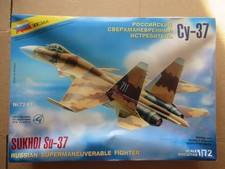 SUKHOI SU-37, ZVEZDA, 1/72, réf: 7241 ( airfix, revell, hasegawa ).