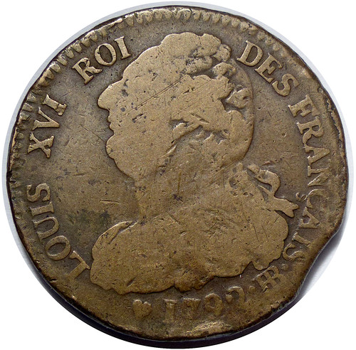 Louis xvi sols - sols, 1792