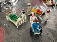 PLAYMOBIL 3237 ambulancier sauveteur infirmière médecin city hopital vintage