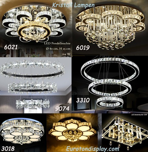 Plafonnier led cristal - plafonnier,