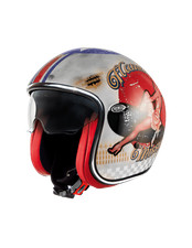 Casque jet vintage pin bm - pin,