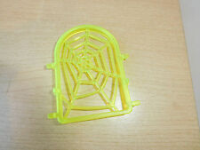 toile d'araignée jaune néon