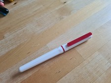 Rare Stylo Plume Waterman JIF Jiffie blanc/rouge white red FP