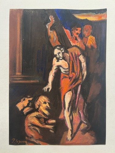 Paul cezanne dessin sur papier - dessin,