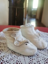 RARE SUPERBES BOTTINES ANCIENNES POUR POUPÉE ANCIENNE, Jumeau, Steiner, Gauthier