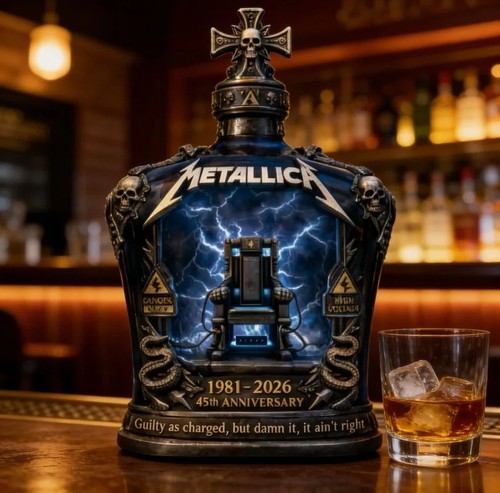 Carafe whiskey metallica - whiskey,