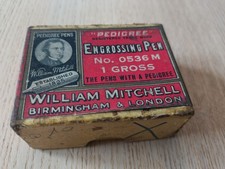 Boite de plumes Anglais petit Matériel Terrain Normandie 1944