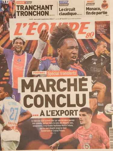 équipe septembre - l'Équipe,