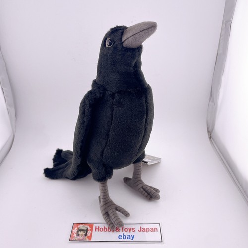 Peluche réaliste crow hansa - peluche,