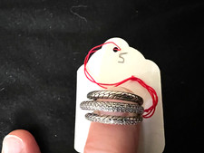 Bague 3 anneaux scintillants authentique PANDORA argent 925 taille 52 (5
