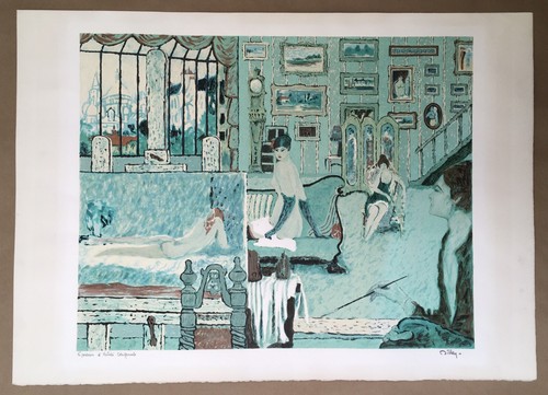 Lithographie originale - lithographie, ea