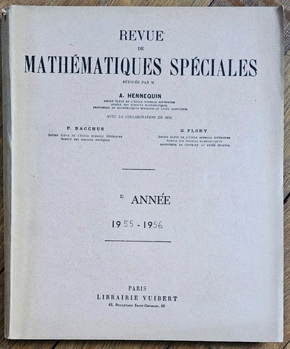 Revue mathématiques - revue, de
