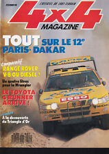 4X4 MAGAZINE N°101 RANGE ROVER V8 OU DIESEL / TOYOTA 4 RUNNER / DAKAR / RENEGADE