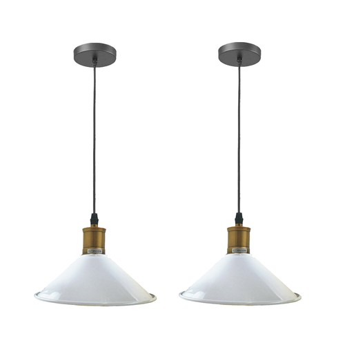 Abat jour industriel blanc - industriel,