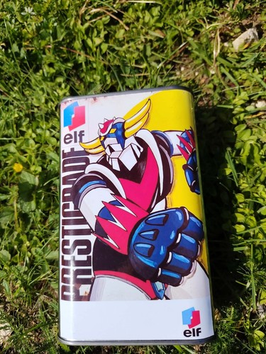 Bidon huile elf - bidon,
