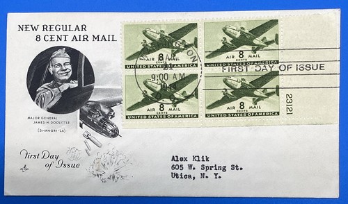 1944 art craft fdc - craft, james