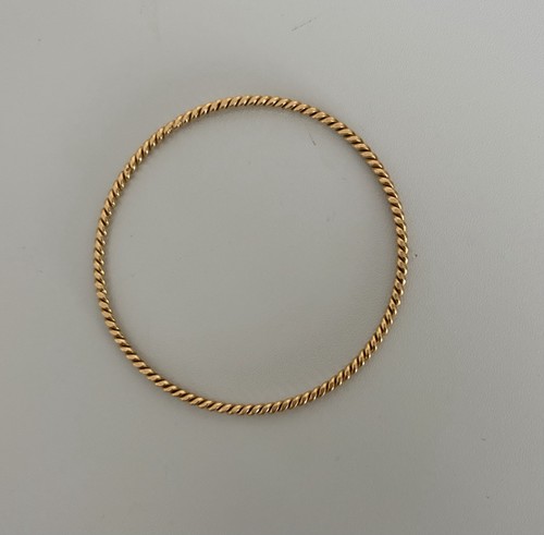 7519 bracelet jonc - bracelet, or