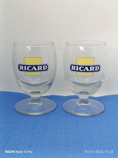 Lot de 2 verres RICARD 1995 Pastis De Marseille 