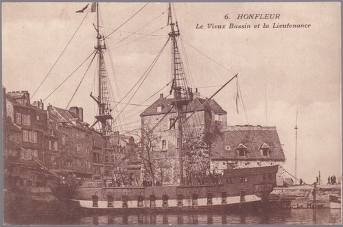 Honfleur voilier vieux - honfleur, 14
