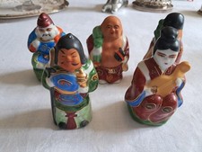 5 styles de jolies statues de Bouddha petit moine en céramique Sculpture de B...