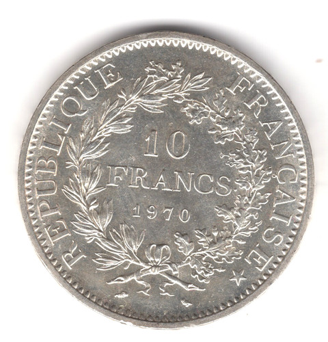 Francs hercule 1970 en - 10,