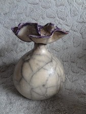 Vase en céramique raku