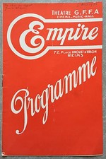 Programme EMPIRE Reims JEAN DE LA LUNE Jean Choux MADELEINE RENAUD 1933