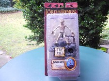 TOY BIZ LORD OF THE RINGS SEIGNEUR DES ANNEAUX GOLLUM  MINT BOX.