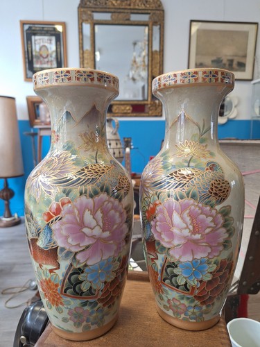 Paire vases japonais style - paire, de