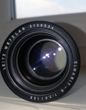 Objectif Leica Leitz Wetzlar Elmarit R 135 mm f/2,8 1 caméra avec adaptateur Sony
