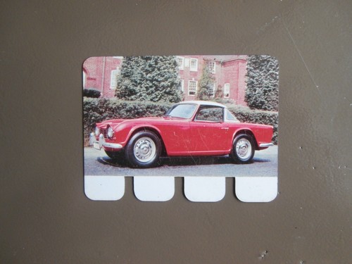 Triumph tr4 plaque - ", "plaque