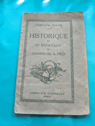 Ancien livret historique du - ,