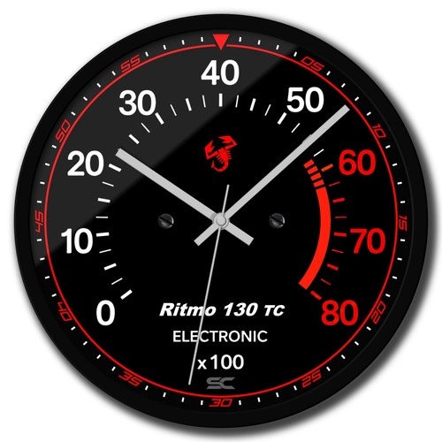 Horloge murale noir - horloge,