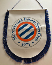 FANION GEANT - MONTPELLIER HERAULT SPORTING CLUB 1974 MHSC -