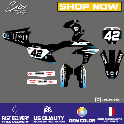 Kit déco noir yamaha - kit,