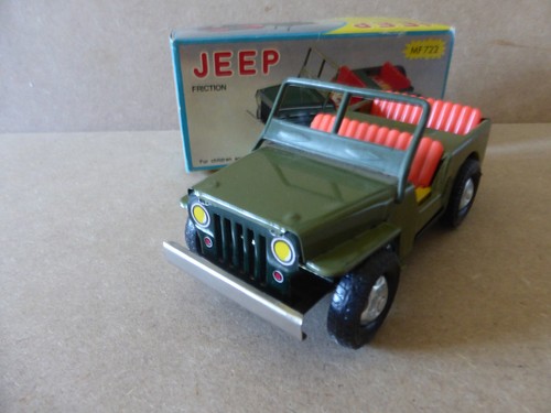 Jeep tole 722 tin toy - tole,