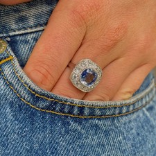 Bague de fiançailles vintage