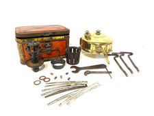 Ancien Réchaud HOVIK VERK n°41 Standard Norway avec accessoires Primus Optimus