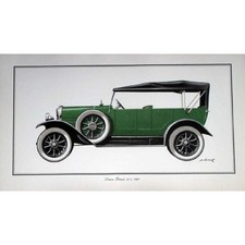 ▄▀▄ Lithographie LORRAINE DIETRICH, 3,5l, 1925 ▄▀▄