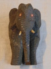 ELEPHANT EN EBENE / AFRIQUE ANNEES 30 - 50 ART DECO CONGO CAMEROUN GABON
