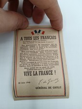 Tract appel du 18 juin 1940 de Gaulle