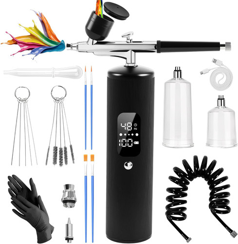 Cordless airbrush kit - cordless, w/