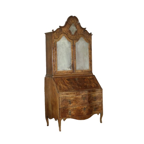 Trumeau baroque noyer miroir - trumeau,